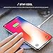 MC Wireless Charger [Sleep-Friendly] Qi Wireless Charging Pad Station for iPhone 8/8 Plus iphone X Samsung Galaxy Note 8 S8 S9 plus S7 S6 Edge Plus Note 5 Nokia Lumia 950 Nexus 5 6 7 Charger