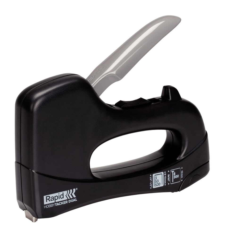 Rapid Staple Gun for Hobby Applications, Plastic Body, Hobbytacker Dual, 23601201