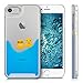 kwmobile Hardcase Compatible with Apple iPhone 7/8 / SE (2020) - Phone Case with Liquid - Rubber Ducks, Yellow/Blue/Transparent