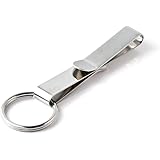 KEY-BAK Key Holder, Belt Clip Key Accessory with Split Ring & Steel Belt Clip, Chrome (0303-131)