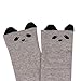 Long Socks,Haoricu Women Cute Cat Cartoon Socks Over Knee High Boots Long Socks For Girls (Gray)