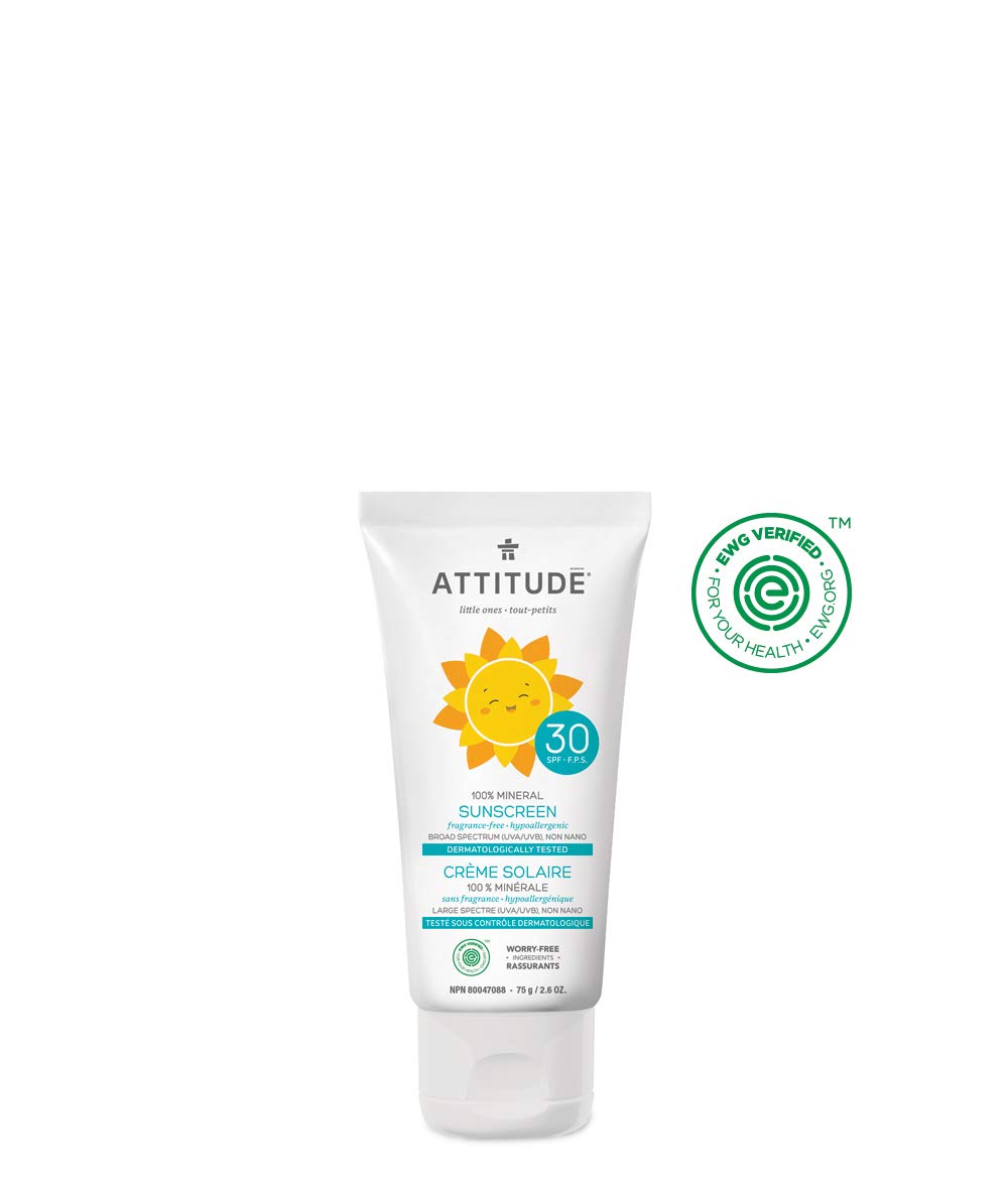 attitude mineral sensitive skin sunscreen
