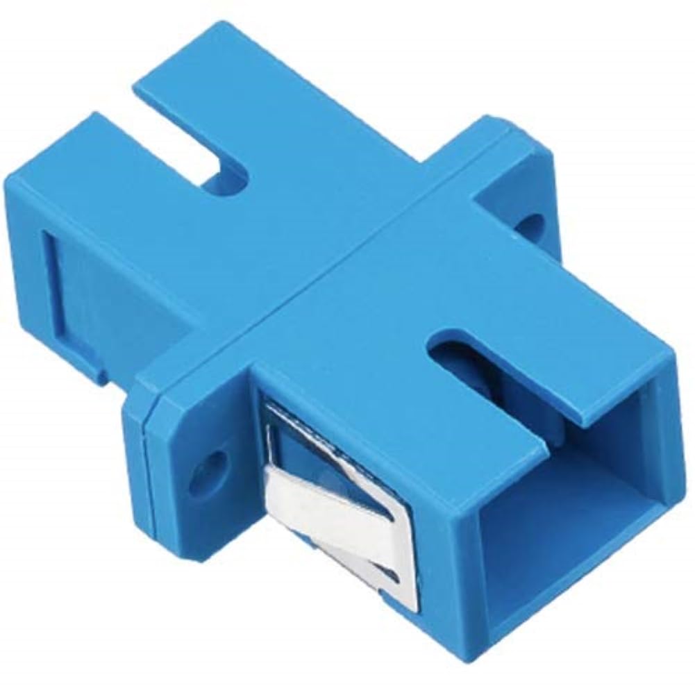 Elfcam Fiber Optic Adapters and Couplers SC/UPC to SC/UPC Singlemode Simplex (1 Pack)