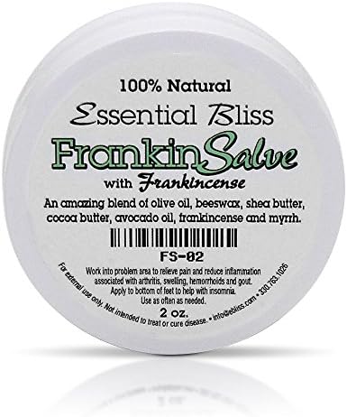 Frankin Salve - All Natural Pain Relief Remedy for Arthritis and Other Joint Related Pains 2 oz jar * Money Back Guarantee