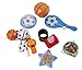 100 Pieces Sports Birthday Party Favors, Prize Box Toys for Kids, Goodie Bags, Football, Baseball, Basketball, Soccer Pinata Stuffers