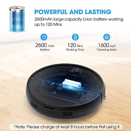 Robot Vacuum Cleaner by KOIOS I3 80 Higher Suction Robotic Vacuum