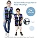 AMOSTING Tactical Vest for Kids, Adjustable Tactical Vest Kit for Nerf N-Strike Elite Series Toy Guns with Reload Clip, Refill Darts, Vision Goggles, Skull Mask, Wrist Band