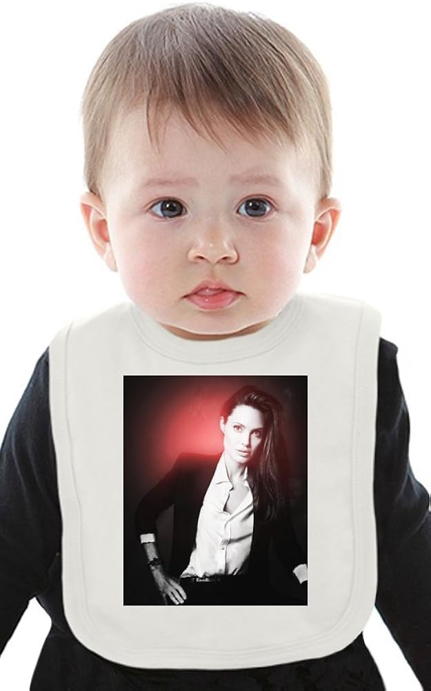 Angelina Jolie Beam Light Organic Baby Bib With Ties Medium Amazon Co Uk Clothing