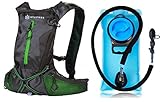 Dax: Hydration Backpack: 2L BPA Free Water Bladder, Multiple Storage Compartments, Insulated Hose, Hydration Pack For Men, Women and Kids, Best Outdoor Gear for Skiing, Running, Hiking, Cycling