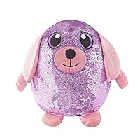 SHIMMEEZ, 8" Delilah Dog, Sequin Plush Stuffed Animal