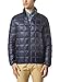 XPOSURZONE Men Packable Down Quilted Puffer Jacket Lightweight Puffer Coat Midnight Navy L