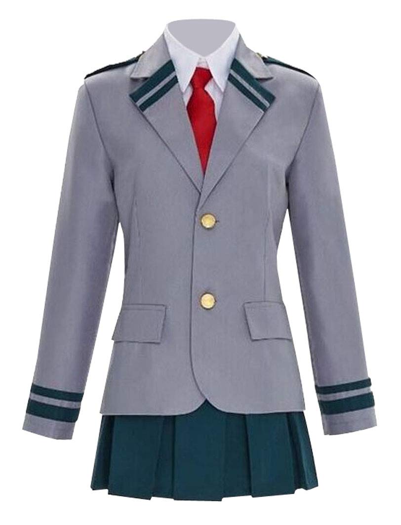 Wish Costume Shop Women's My Hero Cosplay Ochako Uraraka U.A. High School Unifrom