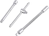 DAYUAN 46 Piece 1/4 Drive Socket Set Ratchet Wrench Bits Extension Rods Metric view 4