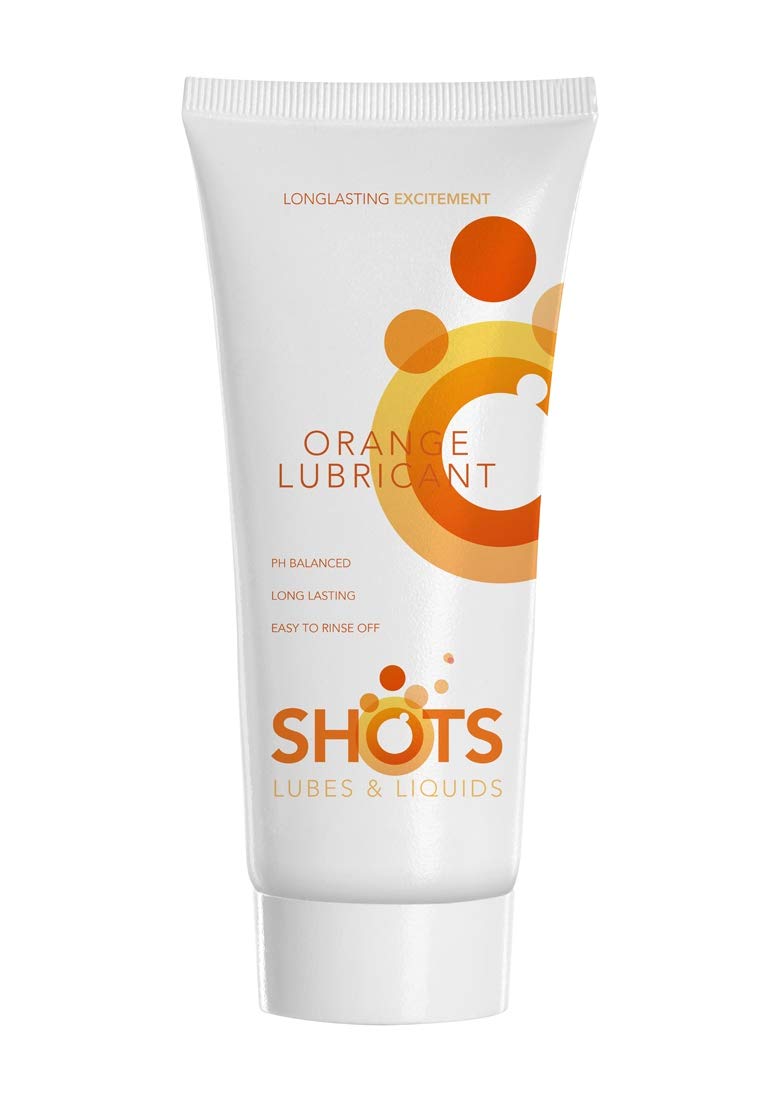 Shots Toys Orange Flavoured Water-Based Lubricant, 100 ml