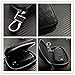 Multifunction General Model Replacement Remote Head Ignition Key Keyless Entry Combo Diamond Black Leather Key Holder Rotatable