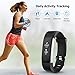 LETSCOM Fitness Tracker, Activity Tracker with Heart Rate Monitor, Step Counter, Sleep Monitor, Calorie Counter, Pedometer, IP67 Waterproof, Smart Watch for Kids Women and Men