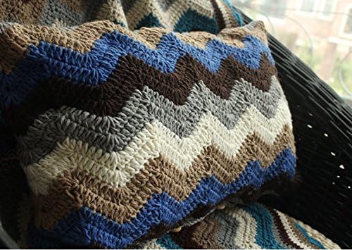Country Style Begonia flower Crochet Wool Spinning Circular Cushion Chair Pad Christmas Halloween Gift Throw Pillow with Filler 50cm*30cm
