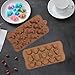 6 Pack Silicone Baking Molds, Dinosaur Chocolate Mold, Forest Theme Animal Mould with Shape of Dinosaur,Bear,Lion,Bee,Butterfly,frog,fox Etc food grade molds for Cake Candy Chocolate Jelly Ice Cube Sm