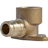 SharkBite 1/2 x 1/2 Inch Expansion FNPT 90 Degree Drop Ear Elbow for PEX-A Pipe, Brass Plumbing Fittings, Female Elbow Fittin