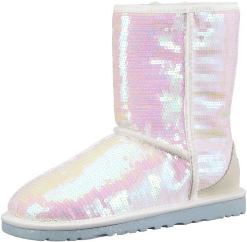 white sparkly uggs