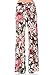 Cody Line Women's Casual Bohemian Damask Palazzo Pants
