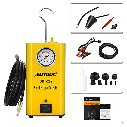 AUTOOL SDT202 Car EVAP System Leak Testing Machine Leak Detector, 12V Automotive Fuel Pipe