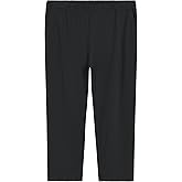 Weintee Women's Plus Size Petite Knit Pants with Pockets