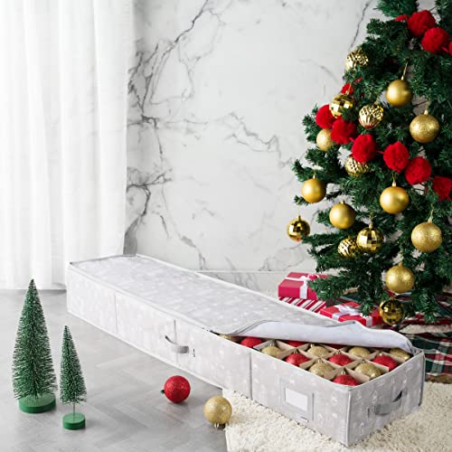 Large Christmas Ornament Storage BoxStorage Container Keeps 128