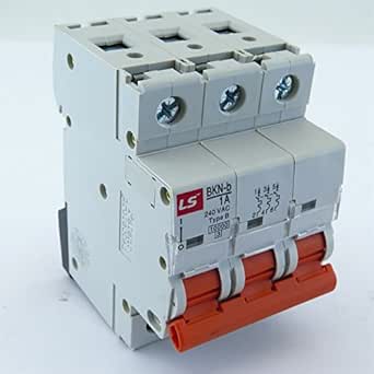 bkn-b-3p-d1 a LS en miniatura. De montaje en riel DIN 3 Pole UL 1077