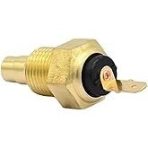 Dcmr Engine Coolant Temperature Temp Switch Sensor Sender | Compatible with C10 C1500 C20 C2500 K10 K1500 K20 K2500 K5 R10 R1500 R20 R2500 Camaro Cavalier Corvette Impala Blazer Malibu