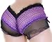 Sissy Pouch Panties Crossdress Men's lace Hipster Bikini Male Briefs Sexy for Men (M, Purple)