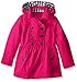 London Fog Girls Brushed Poly Trench Coat