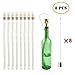 Tiki Torch Kit,Torch Wicks and Brass Wick Mount, Table Top Torch Lantern Kit 8 PCS(bottle not included)