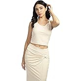 GUESS Women's Short Sleeve Eco Aimee Jewel Drap Top