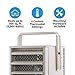 Newair Electric Garage Heater, Adjustable Ceiling/Wall Mounted with Tilt Head, Heats up to 500 sq. ft. of Space | Electric Heater for Heating Garages, Workshops, Warehouses, Job Sites, and More