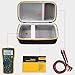 Comecase Hard Case for Fluke 117/115/116/101 Electricians True RMS Digital Multimeter, Protective Carrying Storage Bag with Accessories Mesh Pocket