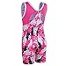BAOHULU Girls Leotards for Gymnastics with Shorts Tank Biketards Sparkle Painted Athletic Clothes B145_HotPink_100
