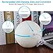 Night Light 3D Printing Moon Lamp, Accmor Rechargeable Lunar Night Light, Two Tone Dimmable Touch Control Brightness, Diameter 4.7 inch