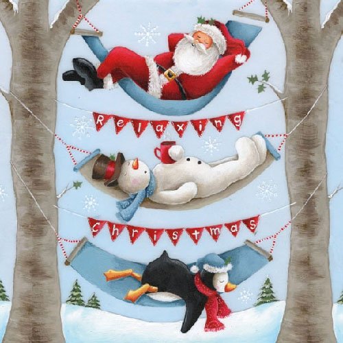 Ambiente Paper Napkins Lunch/Party Appro. 33x33cm Christmas Relaxing Christmas