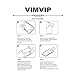 VIMVIP Google Nexus 7 2nd Glass Screen Protector Anti-Bubble Ultra HD - Extreme Clarity & Touch Responsive with Lifetime Replacements Warranty (Nexus 7 2nd)