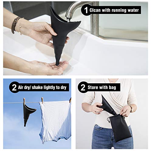 image for hi-top Female Urination Device-Lets Women Pee Standing Up Portable Fem