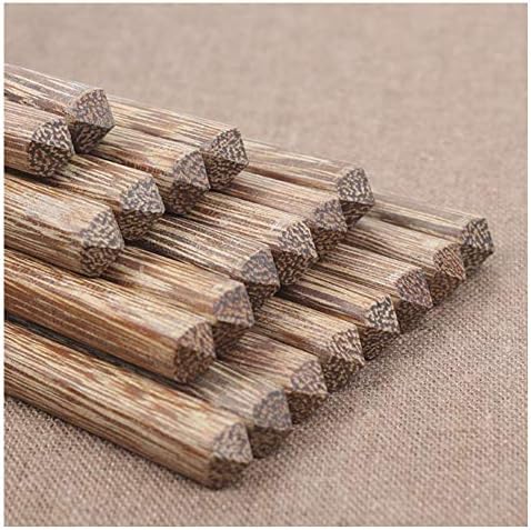 箸ウッドバルクプレミアム再利用可能 食器洗い機対応 ご注文で当日配送 中国韓国語日本語箸天然木チョップスティックセットギフト 10ペア A