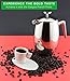 Cozyna French Press Coffee Maker, Superior French Press Stainless Steel Quality, Coffee Press, Coffee Pot and Tea Maker, 34oz | 8 Cup | 1 Liter, Utop