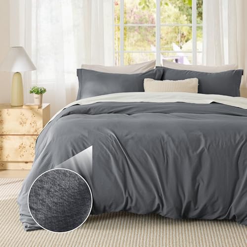 Bedsure Textured Duvet Cover Queen Size