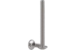 Adiyer 40-Pack Metric M4 x 45mm Machine Screws for Cabinet Drawer Knob Pull Handle, 304 Stainless Steel, Truss Head Bolts, Phillips Drive