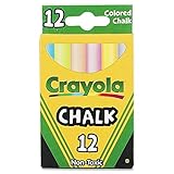 Toy Crayola 51-0816 Colored Chalk Assorted 12 Count Book