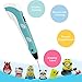 Standard 3D Printing Pen-TUBOSS 3D Doodler Pen Arts Pen Making Doodle 3D Pencil for 3D Arts & Crafts Drawing and Doodling for Kids(Blue)