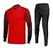 CATERTO Men's Football Goalkeeper Foam Padded Jersey Shirt & Pants/Shorts