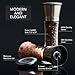 Salt and Pepper Grinder Set - Mill and Shakers Kit - Brushed Stainless Steel, Tall Premium Glass and Adjustable Ceramic Grinding System for Cooking Spices - Perfect on Kitchen