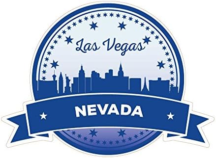 1032 Las Vegas Skyline 4"x5.5" Decal / Travel Sticker
